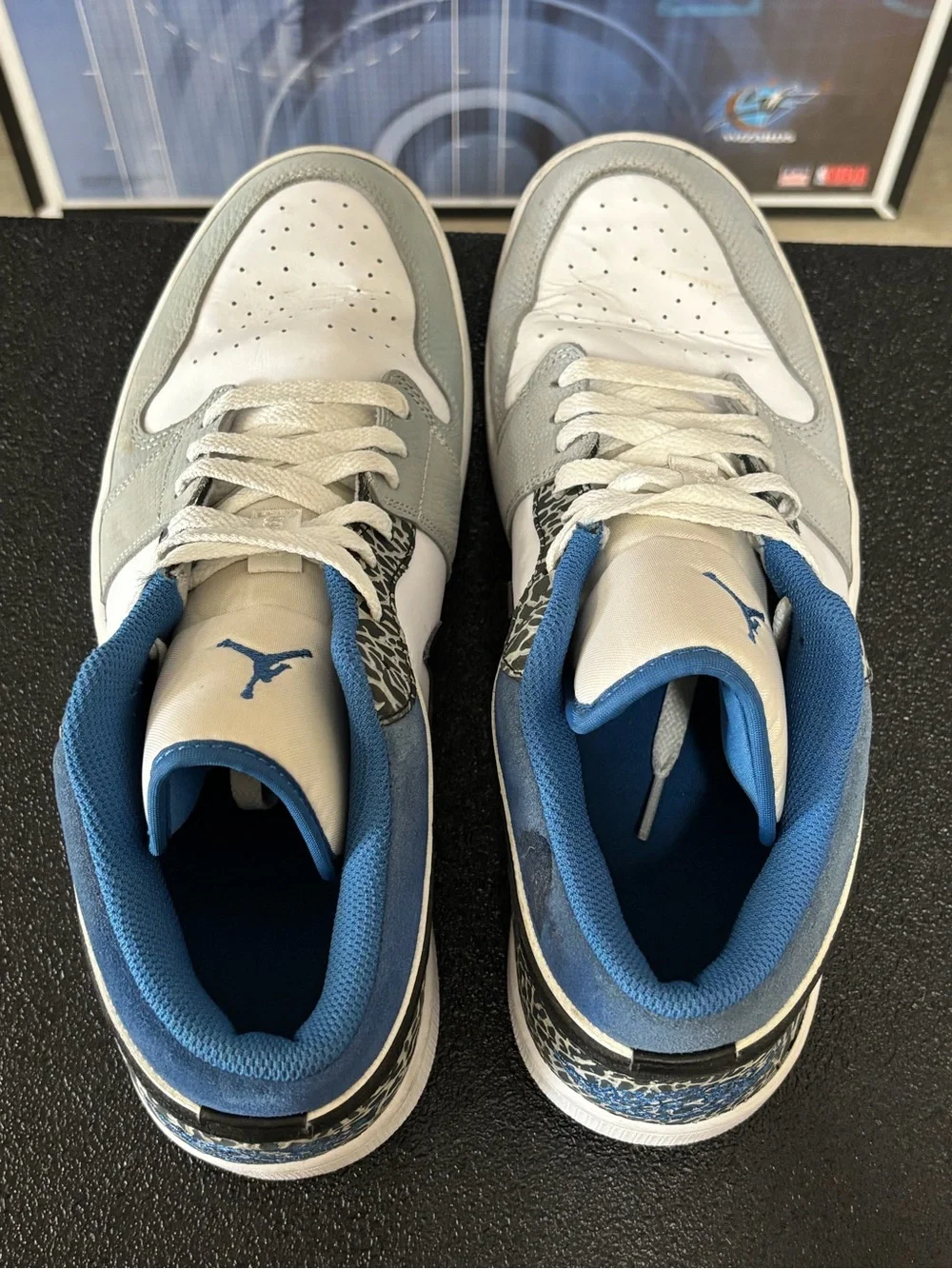 Size 12- Men’s Nike Air Jordan 1 Low SE True Blue Elephant DM1199-140